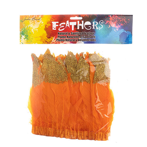 Goose Feather Strung 5.5-7in Value 1yd