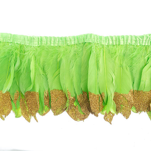 Goose Feather Strung 5.5-7in Value 1yd