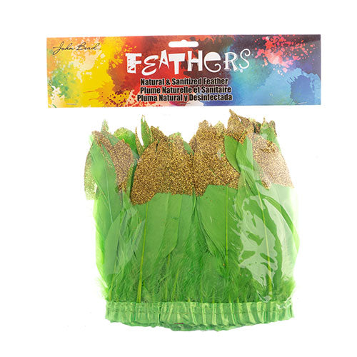 Goose Feather Strung 5.5-7in Value 1yd