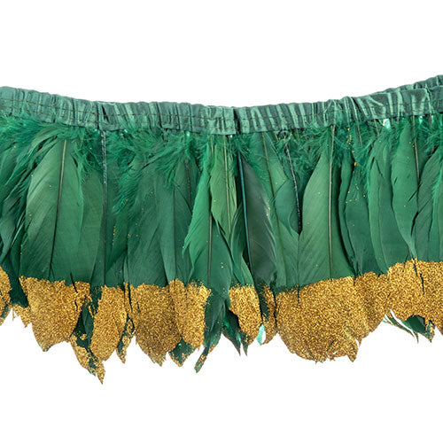 Goose Feather Strung 5.5-7in Value 1yd