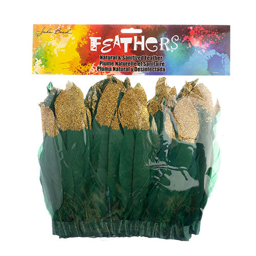 Goose Feather Strung 5.5-7in Value 1yd