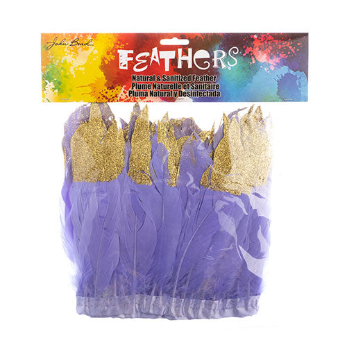 Goose Feather Strung 5.5-7in Value 1yd