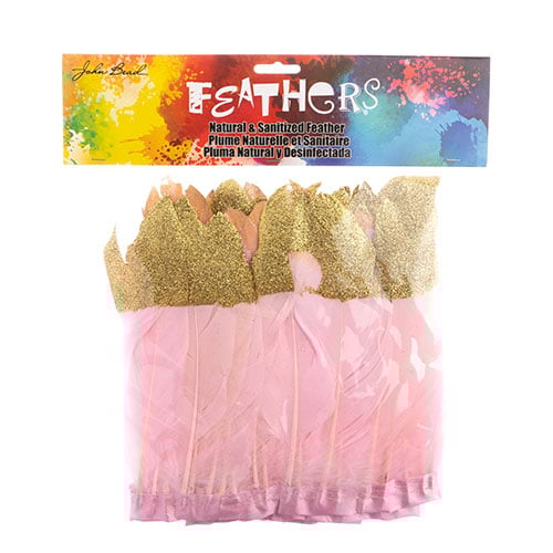 Goose Feather Strung 5.5-7in Value 1yd