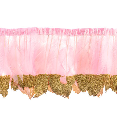 Goose Feather Strung 5.5-7in Value 1yd