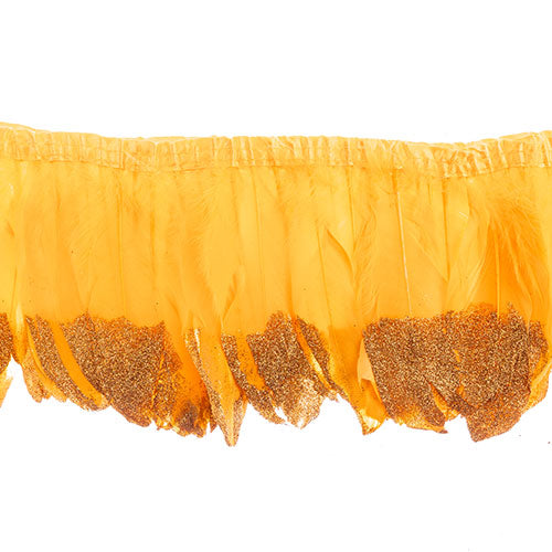 Goose Feather Strung 5.5-7in Value 1yd