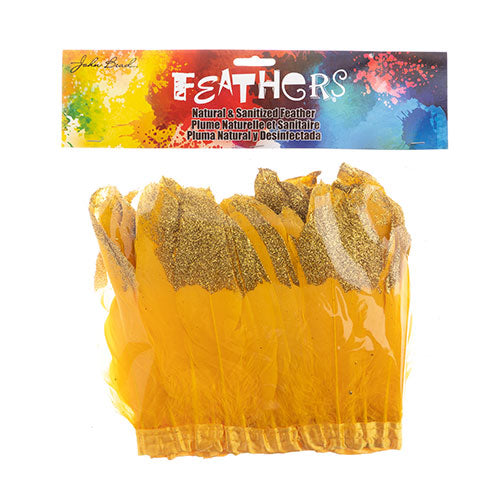 Goose Feather Strung 5.5-7in Value 1yd