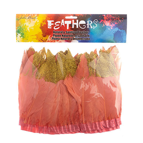 Goose Feather Strung 5.5-7in Value 1yd