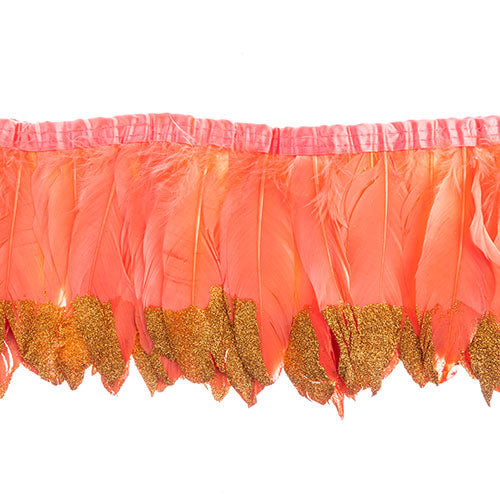 Goose Feather Strung 5.5-7in Value 1yd