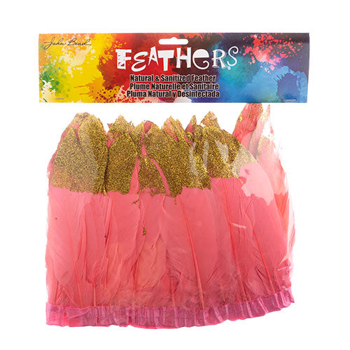 Goose Feather Strung 5.5-7in Value 1yd