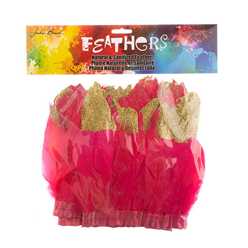 Goose Feather Strung 5.5-7in Value 1yd