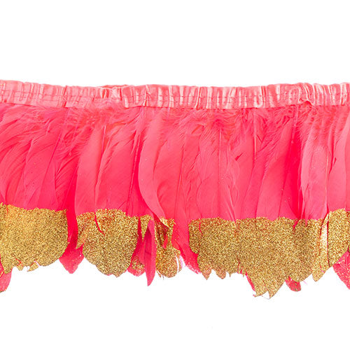 Goose Feather Strung 5.5-7in Value 1yd