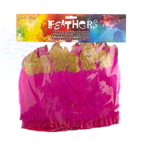 Goose Feather Strung 5.5-7in Value 1yd