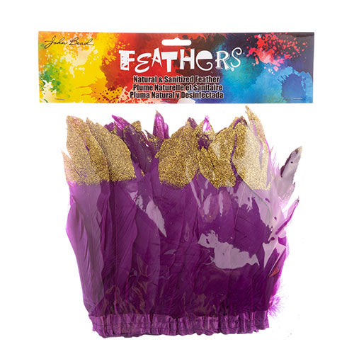 Goose Feather Strung 5.5-7in Value 1yd