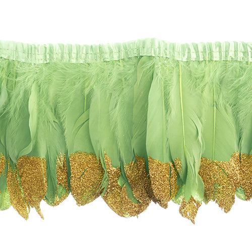 Goose Feather Strung 5.5-7in Value 1yd