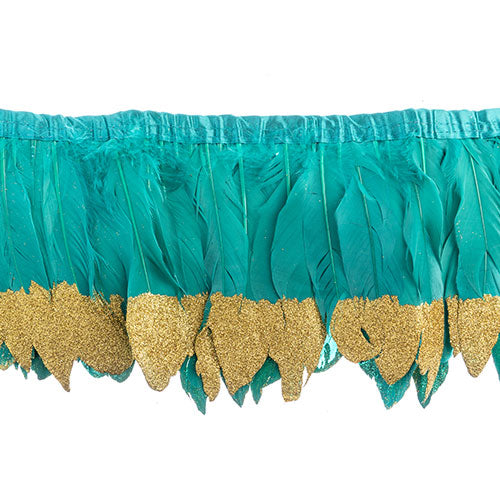 Goose Feather Strung 5.5-7in Value 1yd