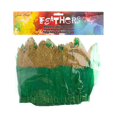 Goose Feather Strung 5.5-7in Value 1yd