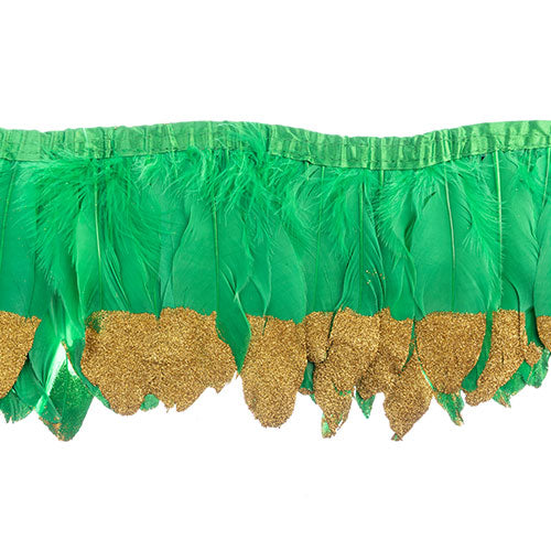 Goose Feather Strung 5.5-7in Value 1yd