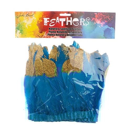 Goose Feather Strung 5.5-7in Value 1yd