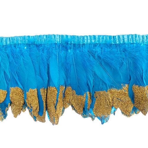 Goose Feather Strung 5.5-7in Value 1yd