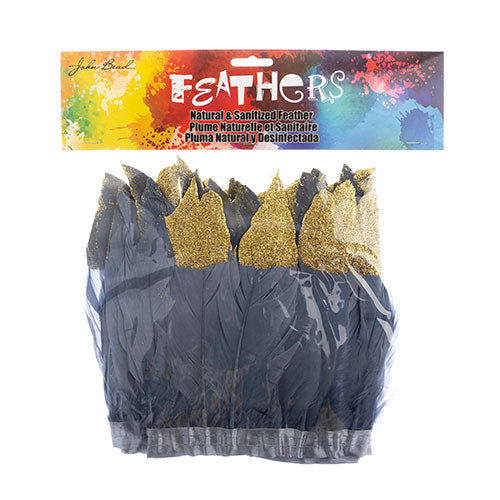 Goose Feather Strung 5.5-7in Value 1yd