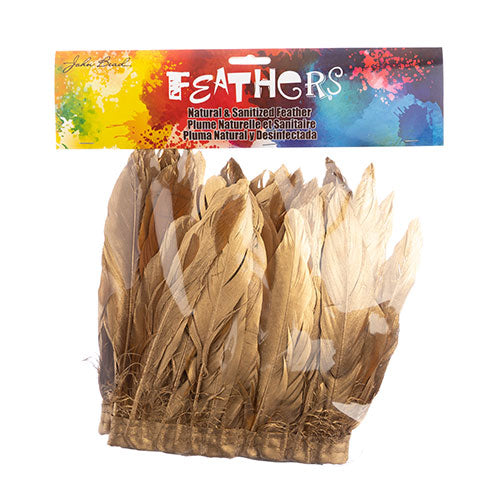 Goose Feather Strung 5.5-7in Value 1yd