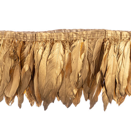 Goose Feather Strung 5.5-7in Value 1yd