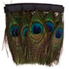 Peacock Trim 1m - Approx 37 Eyes Natural