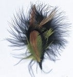 Hat Trims Feathers 10cm Black/Brown/Natural