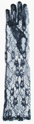 Gloves-Party Lace Black