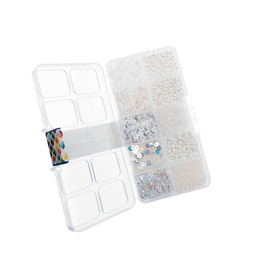 Sequins And Beads Kit Approx 81g Mix 10 Types 