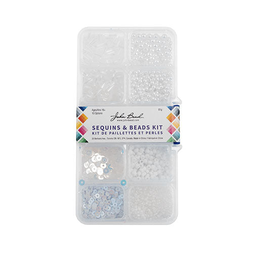 Sequins And Beads Kit Approx 81g Mix 10 Types - Cosplay Supplies Inc