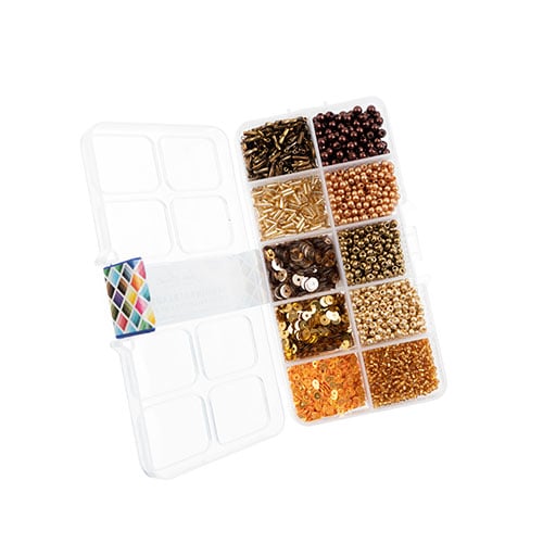 Sequins And Beads Kit Approx 81g Mix 10 Types 