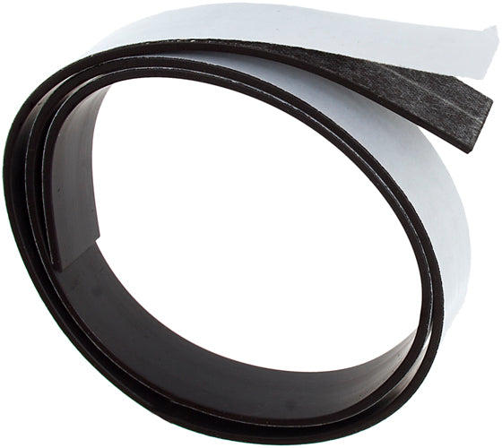 Flexible Magnetic Tape 0.5 Inches Wide Adhesive 20 Inch(L) With Headers