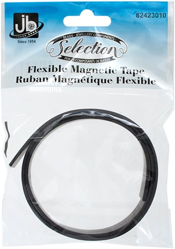 Flexible Magnetic Tape 0.5 Inches Wide Adhesive 20 Inch(L) With Headers