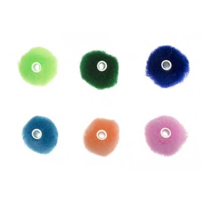 Pom Beads 0.50in Assorted