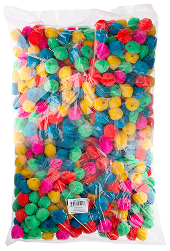 Pom Beads 1 Inch Assorted Neon