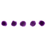 Pom Poms 0.5in Purple