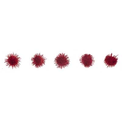 Glitter Pom Poms 1/2in - Cosplay Supplies Inc