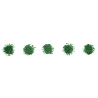 Glitter Pom Poms 1/2in - Cosplay Supplies Inc