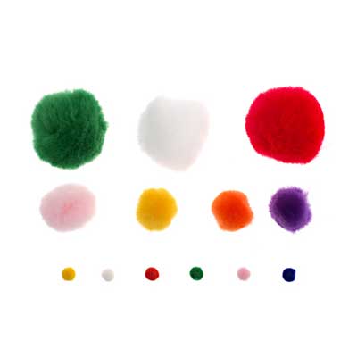 Pom Poms Mixed Bag - Cosplay Supplies Inc