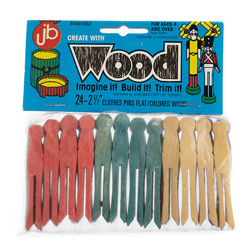 Clothespin Flat 2.5 Inches 