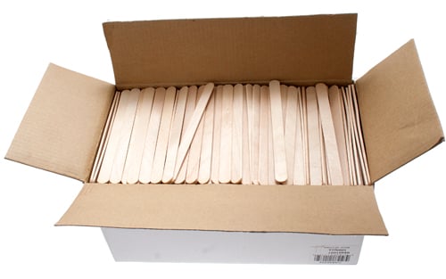 Popsicle Sticks Natural Bulk 4.5x0.375 Inches by Cosplay Supplies