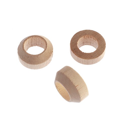 Wood Doll Stand Natural 1x0.5 Inches