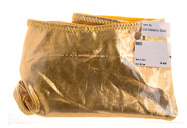 Panty Bottom - Metallic Gold