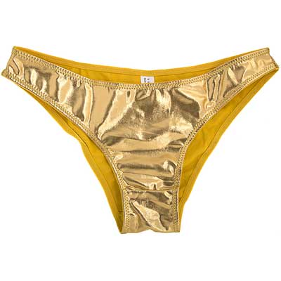 Panty Bottom - Metallic Gold - Cosplay Supplies Inc