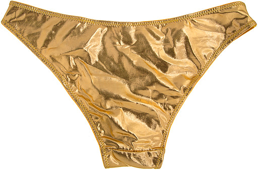 Panty Bottom - Metallic Gold