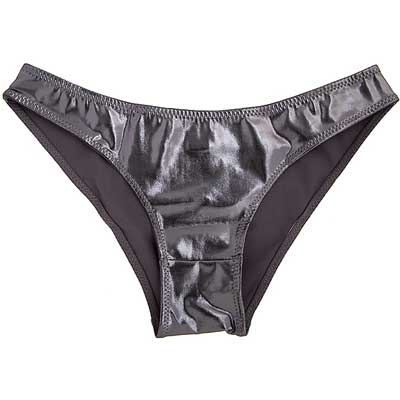 Panty Bottom - Metallic Silver - Cosplay Supplies Inc
