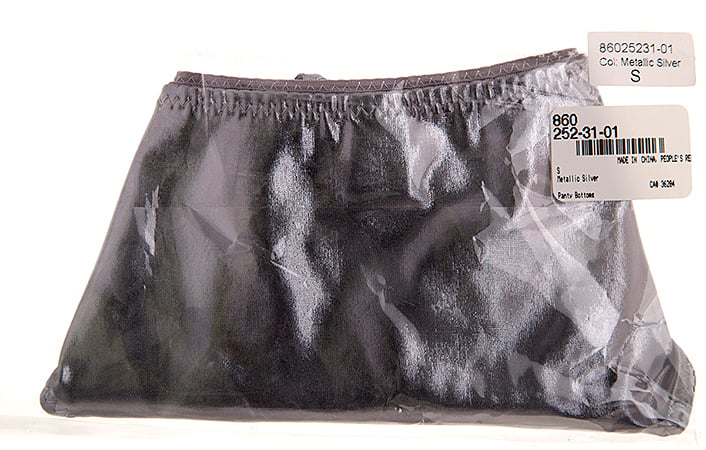 Panty Bottom - Metallic Silver