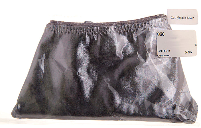 Panty Bottom - Metallic Silver