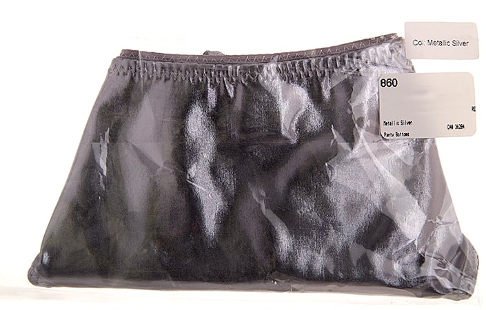 Panty Bottom - Metallic Silver